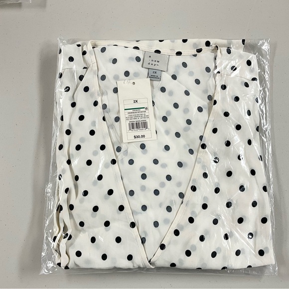 Women's Balloon Short Sleeve Mini Wrap Dress - Picture 6 of 11